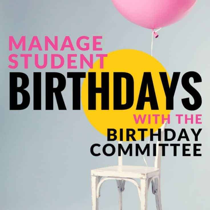 The Birthday Committee – Manage Student Birthdays with Ease