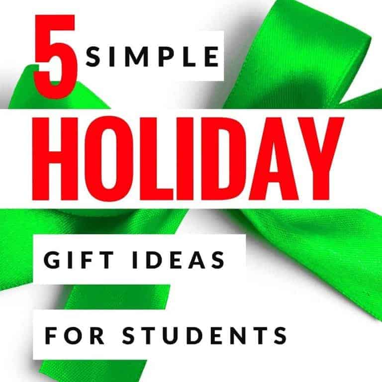 Looking for a simple gift you can get for your class of 2nd or 3rd grade elementary students? From free printables, to DIY, to Amazon Prime-ing something to your school last minute, you can find the perfect easy "student from teacher" gift with these 5 simple student gift ideas. #christmas #christmasgifts #studentgifts #free #amazon #amazonprime #freeprintables