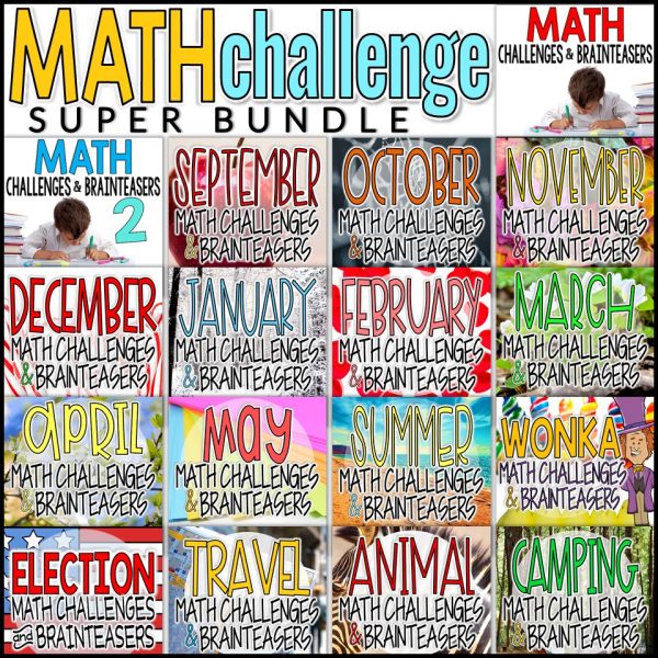 FREE Math Challenges for 2nd-3rd Grade
