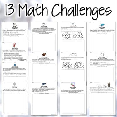 Winter Math Challenges and Brainteasers
