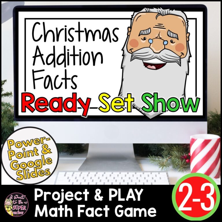 Ready, Set, Show! Christmas Addition Facts