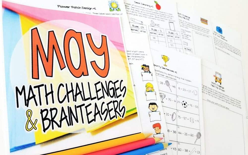 May Math Challenges & Brainteasers