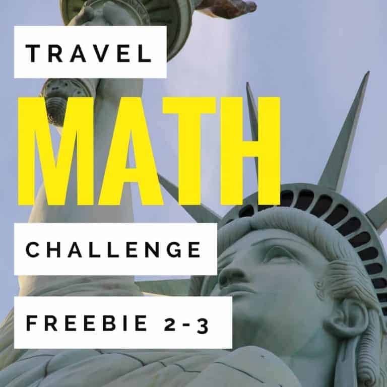 Adventure Awaits with a FREE Travel Themed Math Challenge