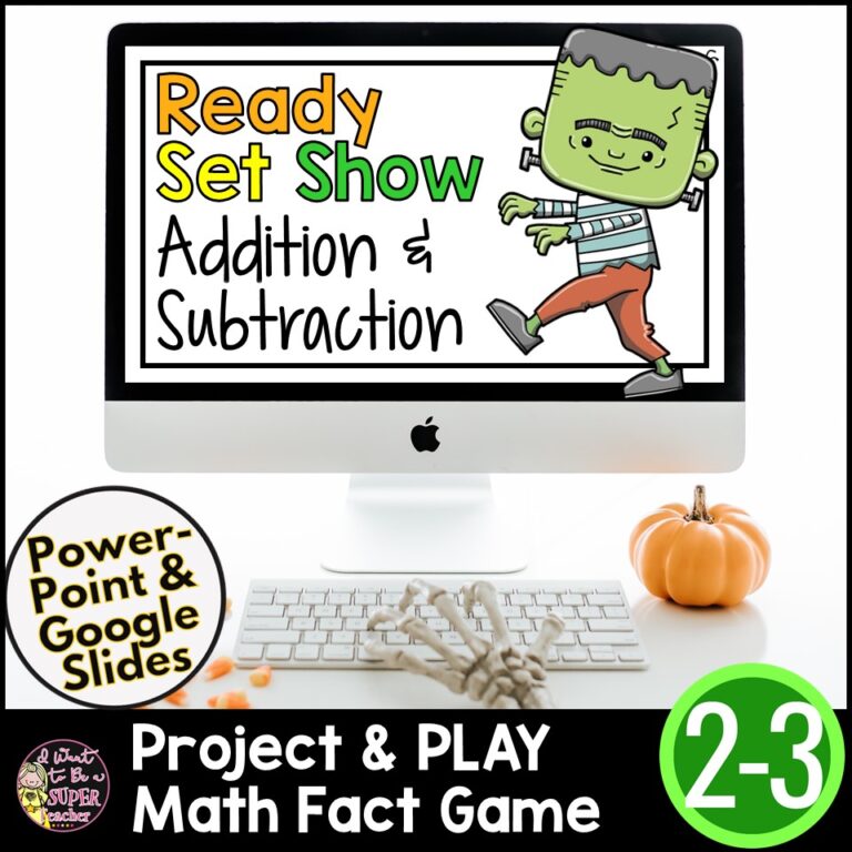 Ready, Set, Show! Halloween Addition & Subtraction Facts