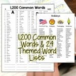 Printable Student Dictionary