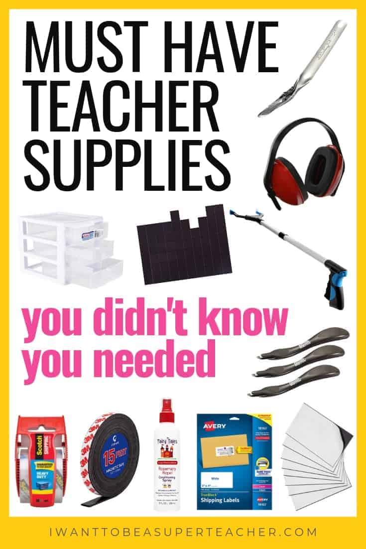 10 Must Have Classroom Supplies You Didn't Know You Needed 