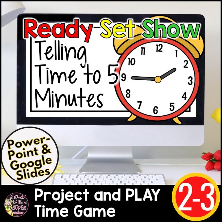 Ready, Set, Show! Telling Time Game