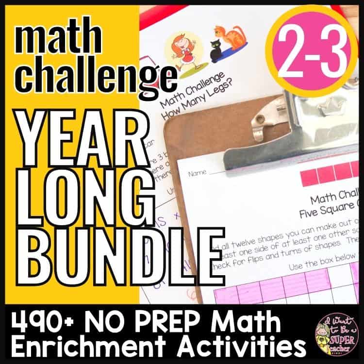 3rd Grade Math Centers Year Long Bundle