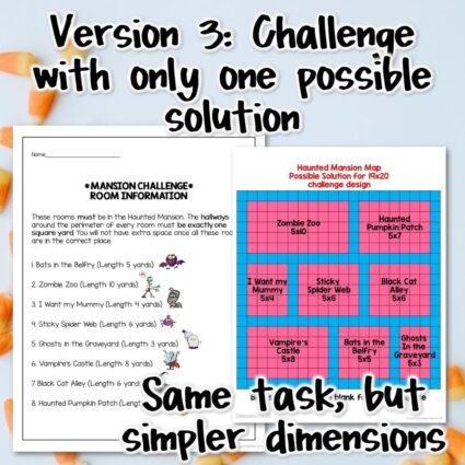 Bad Math Math Mansion Haunted Mansion Math Project