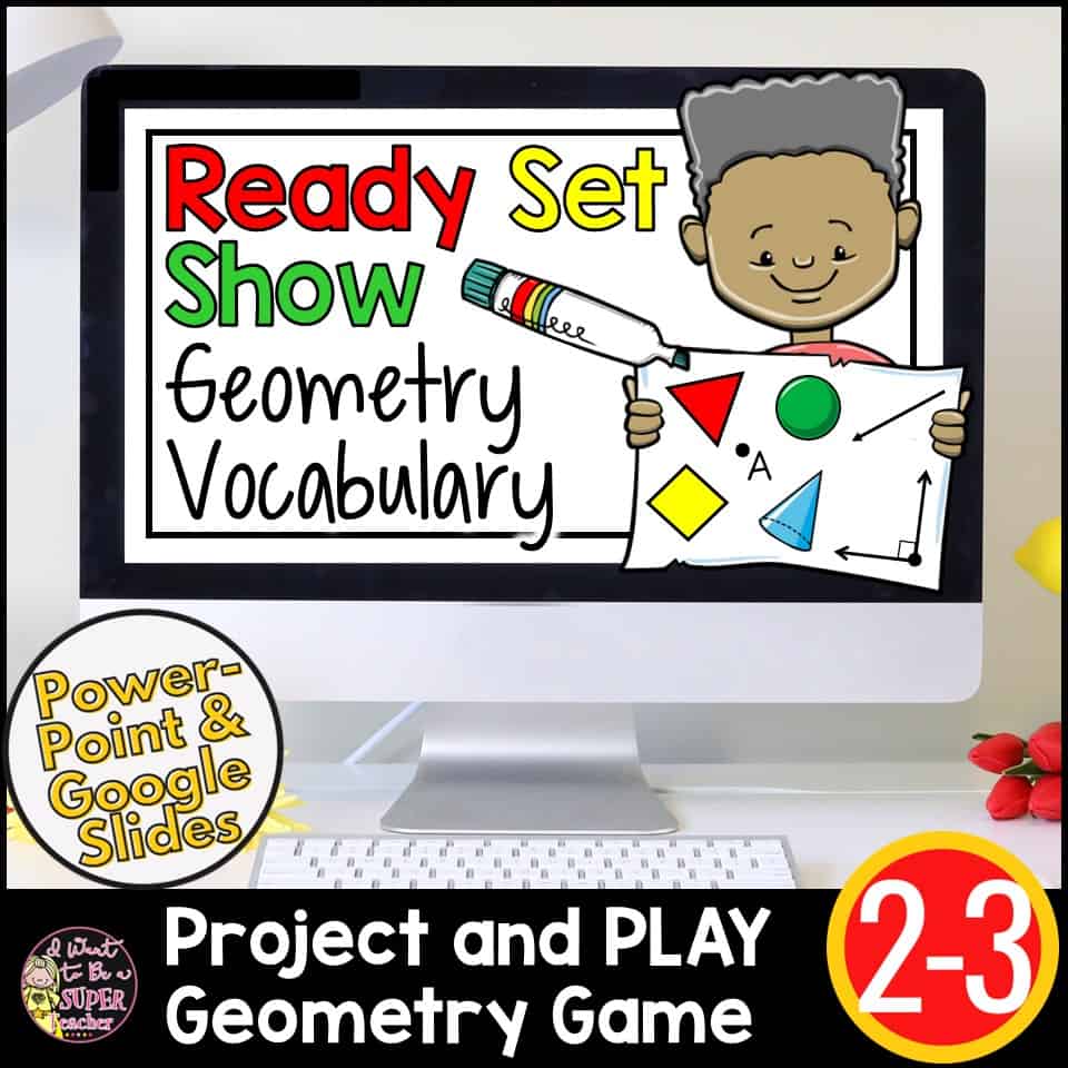 Geometry Vocabulary Ready, Set, Show activity