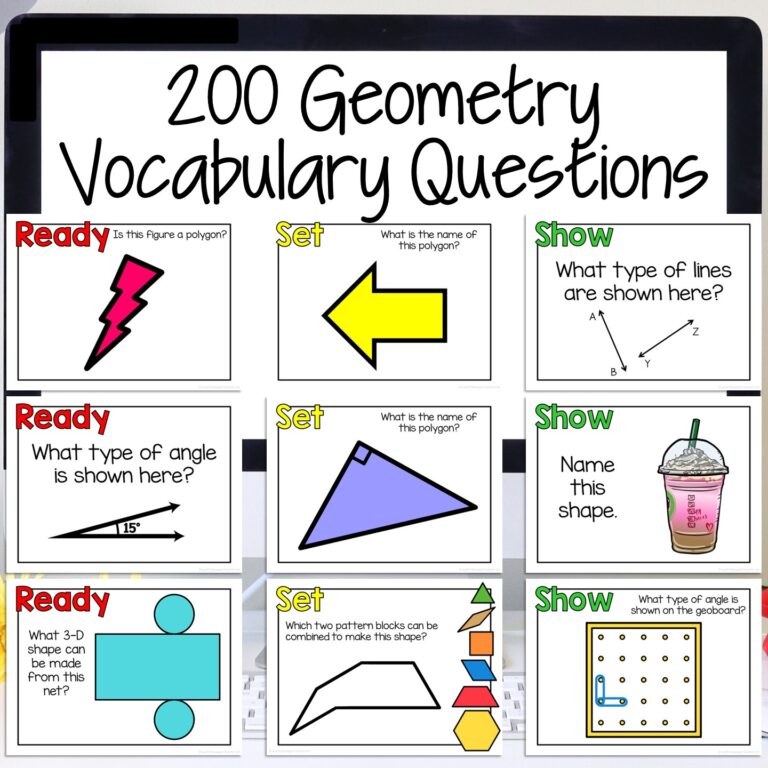6 Quick & Easy Geometry Activity Ideas Your 3rd Graders Will Love