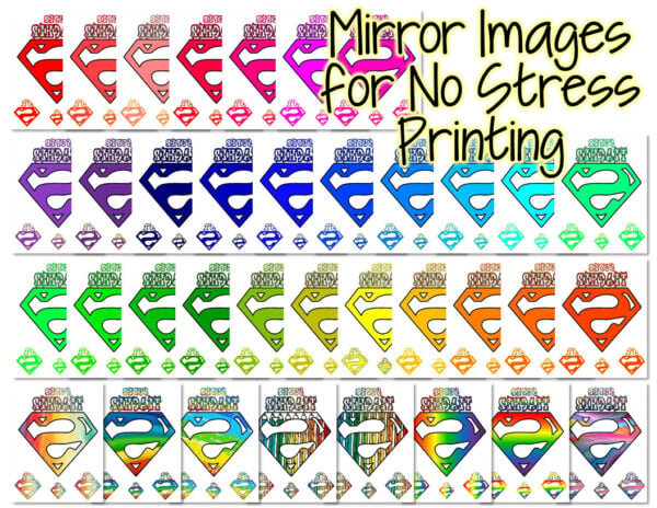 Super Teacher Costume Patterns Rainbow Pack | Easy Teacher Halloween Costume - Image 4